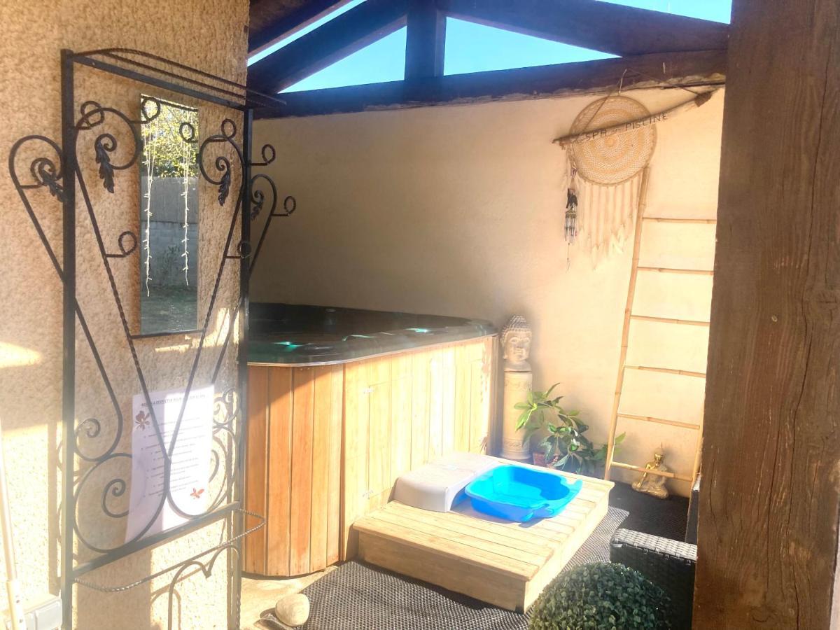 Villa 110M2, 7 Pers, Jacuzzi , 3 Chambres, Terrain Clos Et Arbore 2500M2 Trèbes Dış mekan fotoğraf